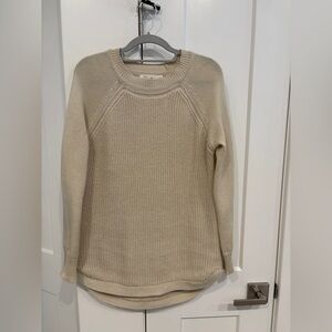 RD Style Cream Crewneck Knit Sweater